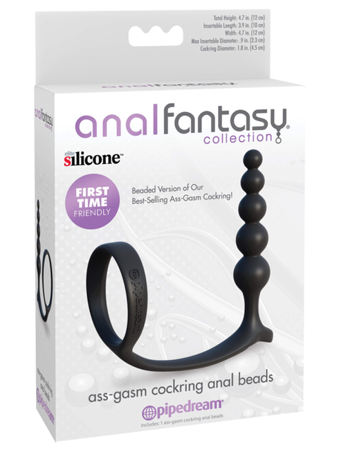 ANAL FANTASY COLLECTION ASS-GASM COCKRING ANAL BEADS
